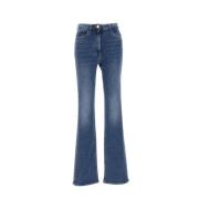 Franchi Jeans - Stijlvol en Trendy Elisabetta Franchi , Blue , Dames