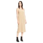 Velvet Cami Jurk Vince , Beige , Dames