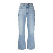 Vintage Flared Jeans met edelsteen details Re/Done , Blue , Dames