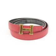 Tweedehands riem Hermès Vintage , Red , Dames