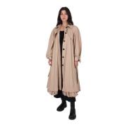 Trenchcoat -zand Patou , Beige , Dames