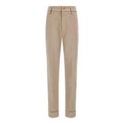 Pak Broek Dondup , Beige , Dames