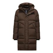 Down Coats BomBoogie , Brown , Heren