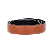 Pre-owned Leather belts Hermès Vintage , Brown , Dames