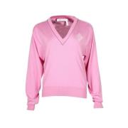 Pre-owned Cotton knitwear Chloé Pre-owned , Pink , Dames