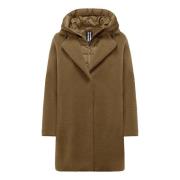 Sherpa Fleece Overjas - Blijf warm en stijlvol BomBoogie , Brown , Dam...