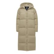 Down Coats BomBoogie , Beige , Dames