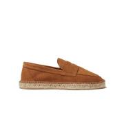 Diego Suede Espadrilles Scarosso , Brown , Heren