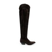 Over-knee Boots Sonora , Brown , Dames