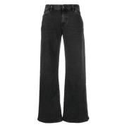 Rock Black Wide Jeans 3X1 , Black , Dames