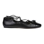 Zwarte Slim Carita Platte Ballerina`s Alexandre Birman , Black , Dames