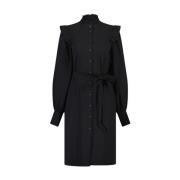 Stijlvolle Kamelia Jurk in Zwart Jane Lushka , Black , Dames