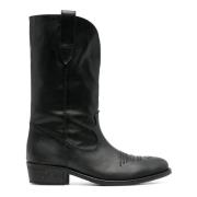 High Boots Via Roma 15 , Black , Dames