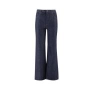 Blauwe Indaco CashDenim Jeans Loro Piana , Blue , Dames