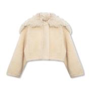 Piloni shearling jacket Jacquemus , Beige , Dames