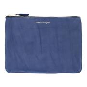 Gewassen Denim Jas Comme des Garçons , Blue , Dames