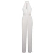 Witte V Jumpsuit Nué , White , Dames