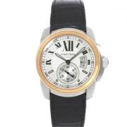 Pre-owned Fabric watches Cartier Vintage , Black , Dames