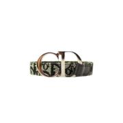 Pre-owned Canvas belts Dior Vintage , Gray , Dames