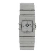 Pre-owned Stainless Steel watches Omega Vintage , White , Dames