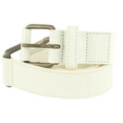 Tweedehands riem Louis Vuitton Vintage , White , Dames