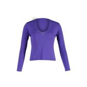 Pre-owned Silk outerwear Ralph Lauren Pre-owned , Purple , Dames