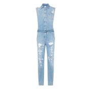 Stijlvolle Jumpsuit Collectie Dondup , Blue , Dames