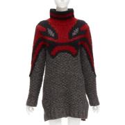 Pre-owned Wool dresses Celine Vintage , Red , Dames