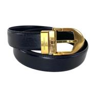 Tweedehands riem Louis Vuitton Vintage , Black , Dames