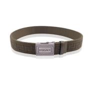 Pre-owned Fabric belts Versace Pre-owned , Brown , Dames