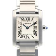 Pre-owned Stainless Steel watches Cartier Vintage , Gray , Dames