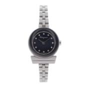 Pre-owned Stainless Steel watches Salvatore Ferragamo Pre-owned , Blac...