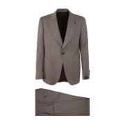 Attitude Trouser Suit drop 7 reg Lardini , Gray , Heren