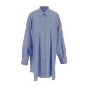 Oversized Shirt, Casual Stijl Maison Margiela , Blue , Dames