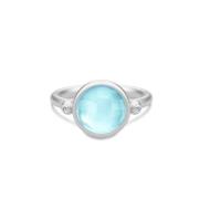 Prime Ring - Rhodium Julie Sandlau , Blue , Dames