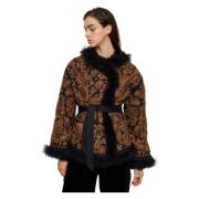 Geborduurde jas Danie Antik Batik , Black , Dames