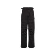 Zwarte Baggy Tailored Broek van Wol Balenciaga , Black , Heren