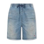‘D-Boxy-Ne’ denim shorts Diesel , Blue , Heren