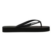 Zomerse Chic Slippers Dsquared2 , Black , Dames