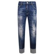 Skinny Dan Jeans voor dames Dsquared2 , Blue , Heren