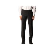 Tasmania Klassieke Slim Fit Broek Emporio Armani , Black , Heren