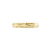 Ybc662177001 - Oro giallo 18kt - Link to Love studded ring in 18kt gee...