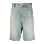 Stijlvolle Blauwe Denim Shorts voor Heren Kenzo , Blue , Heren