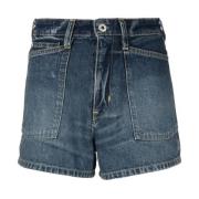 Stijlvolle Denim Bermuda Shorts Kenzo , Blue , Dames