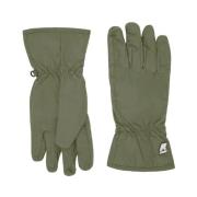 Stijlvolle Nylon Handschoenen voor Koud Weer K-Way , Green , Unisex