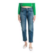 Klassieke Straight Leg Jeans Levi's , Blue , Dames