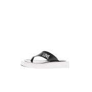 Love Two-Tone Row30 Teenslippers Moschino , Black , Dames