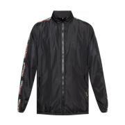 Regenjas met Perforatie Moschino , Black , Heren