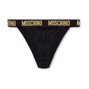 Bikinislip Moschino , Black , Dames