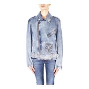 Denimjassen voor dames Moschino , Blue , Dames